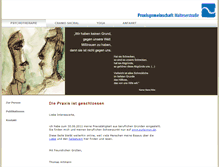 Tablet Screenshot of praxis-artmann.de